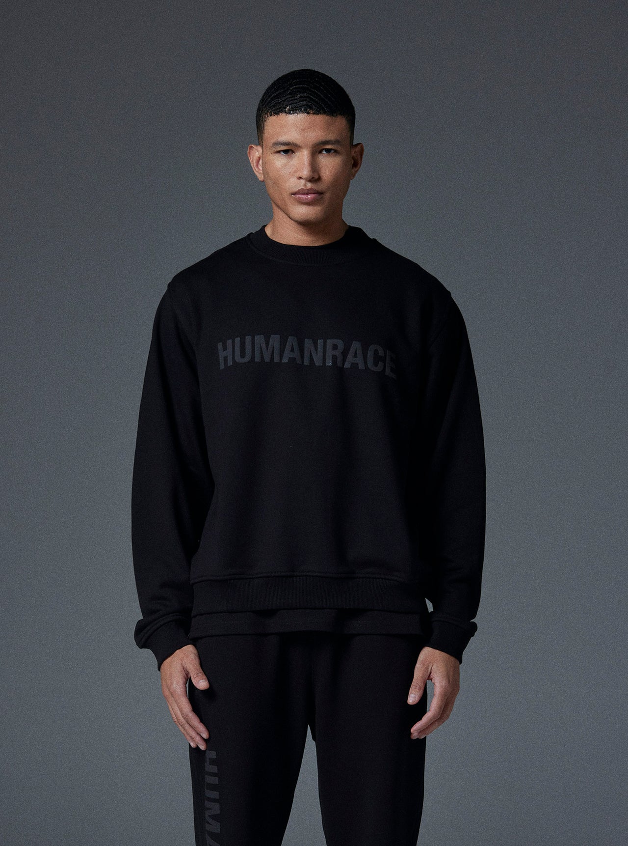 Planet Crewneck in Jet Black